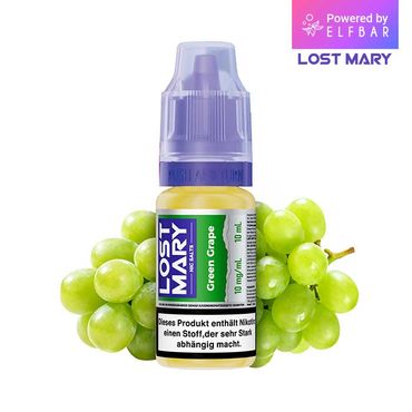 10x Lost Mary Liquid Green Grape 10ml