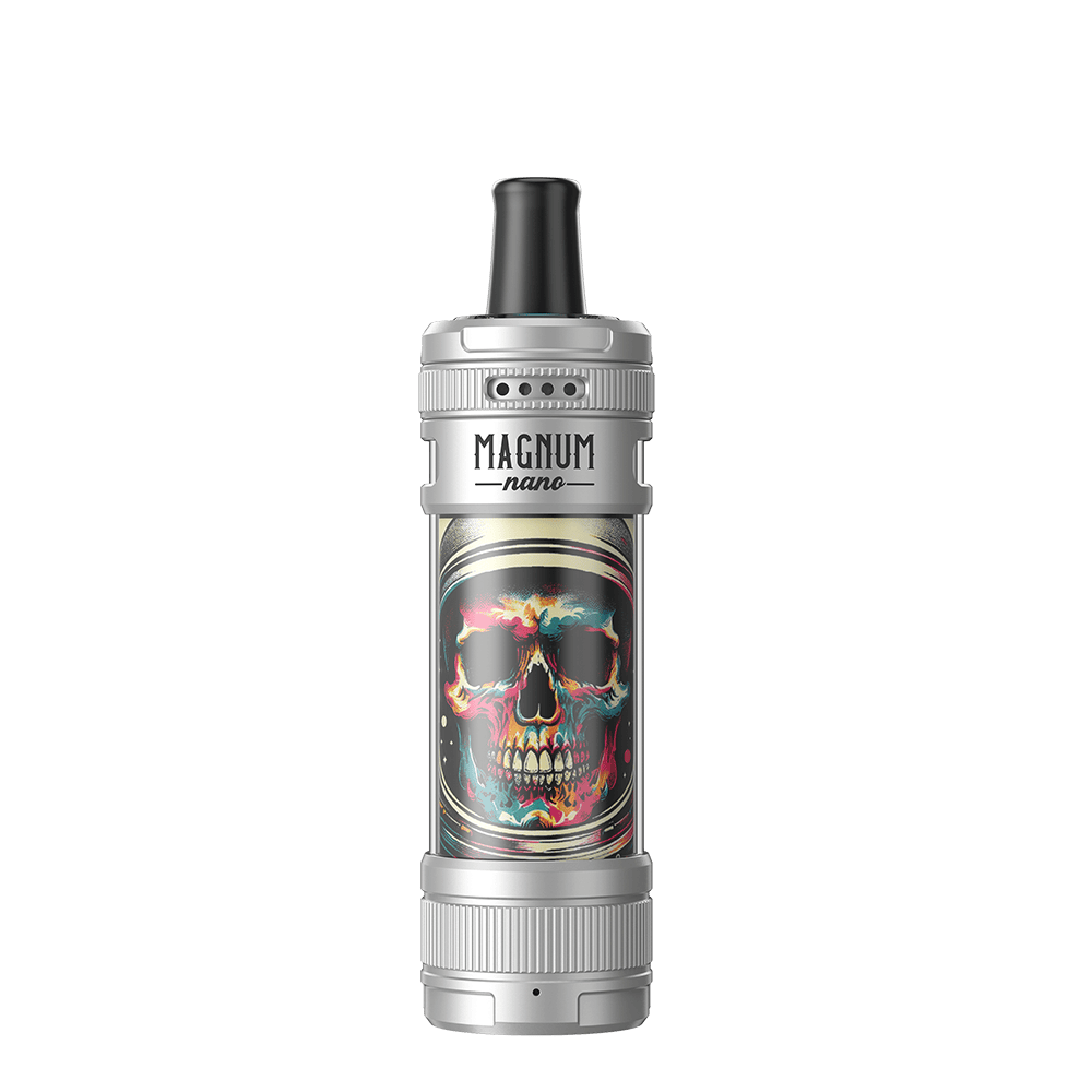 Aspire Magnum Nano Silver and Cloudy Skull