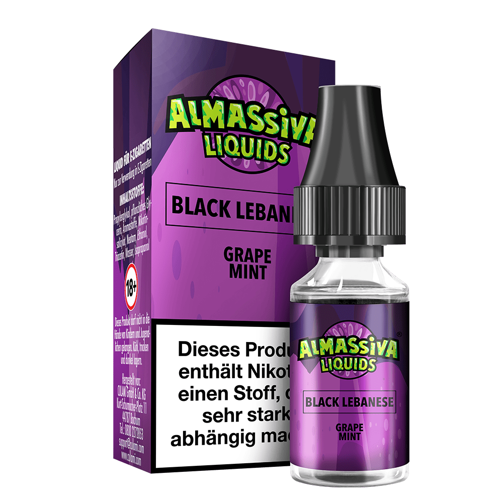 Almassiva Nikotinsalz Black Lebanese Liquid