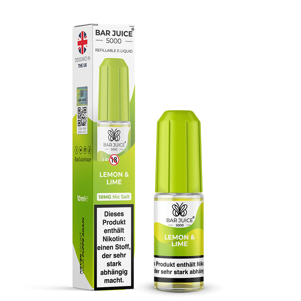 Bar Juice Nikotinsalz Lemon Lime Liquid