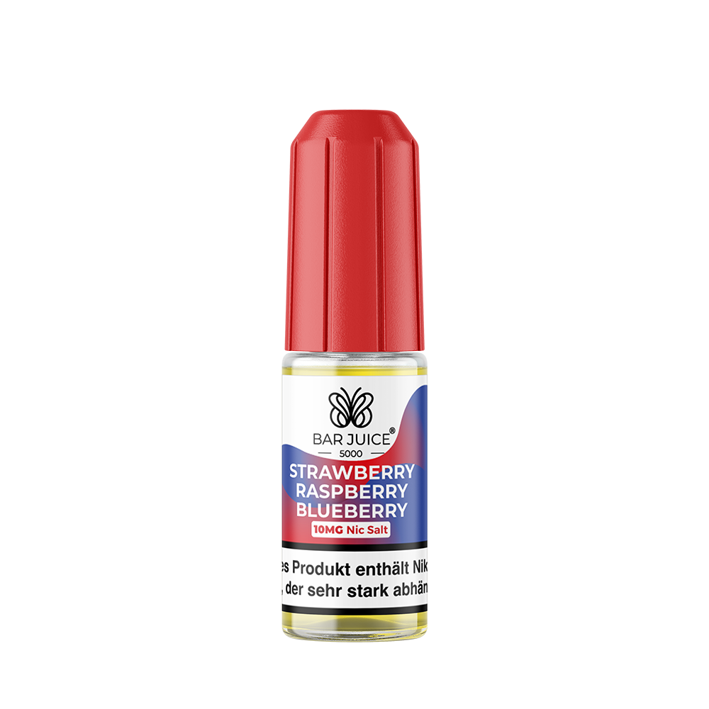 Bar Juice 5000 Nikotinsalz - Strawberry Raspberry Blueberry - Liquid 10mg 10ml