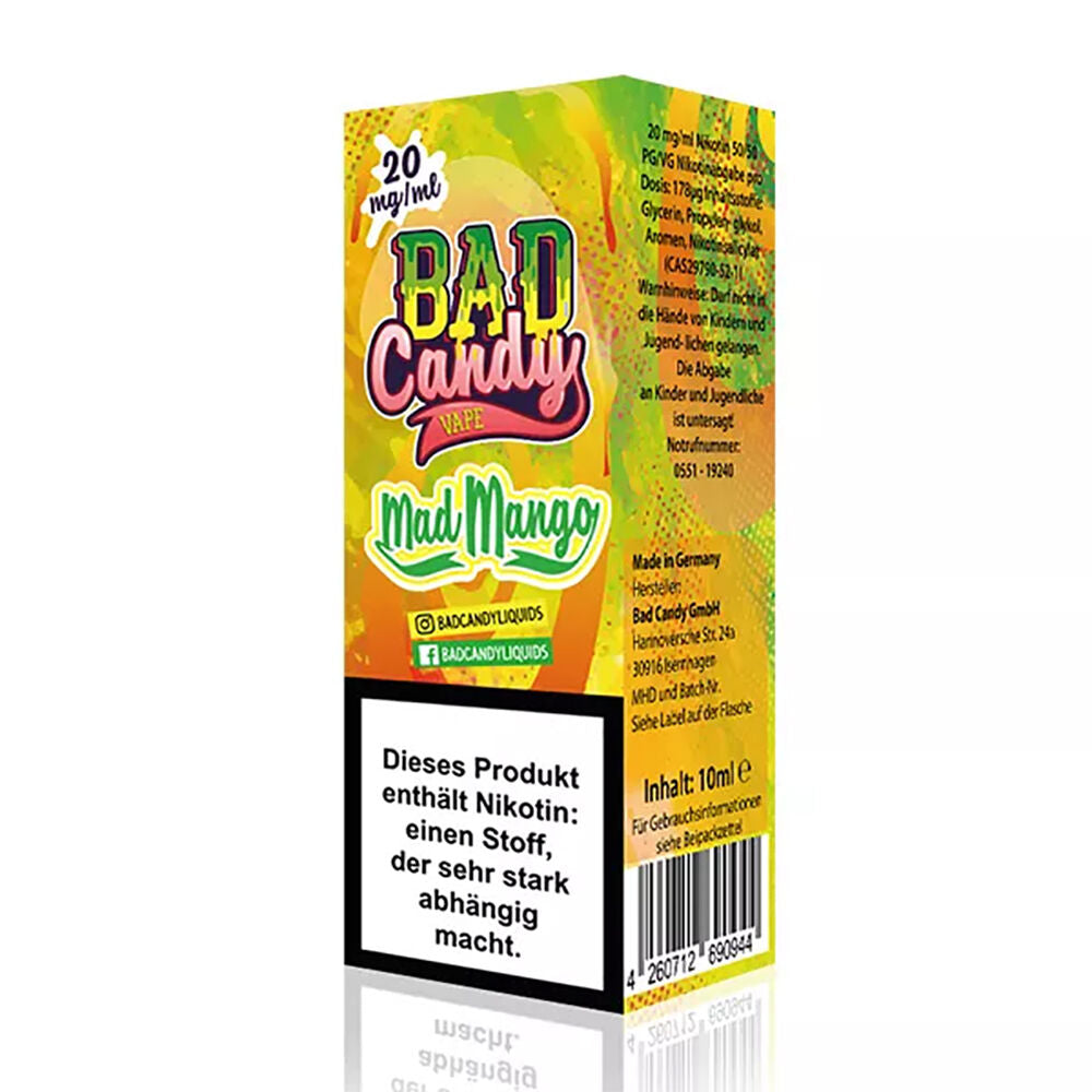 Bad Candy Nikotinsalz - Mad Mango - 10ml Liquid 20mg