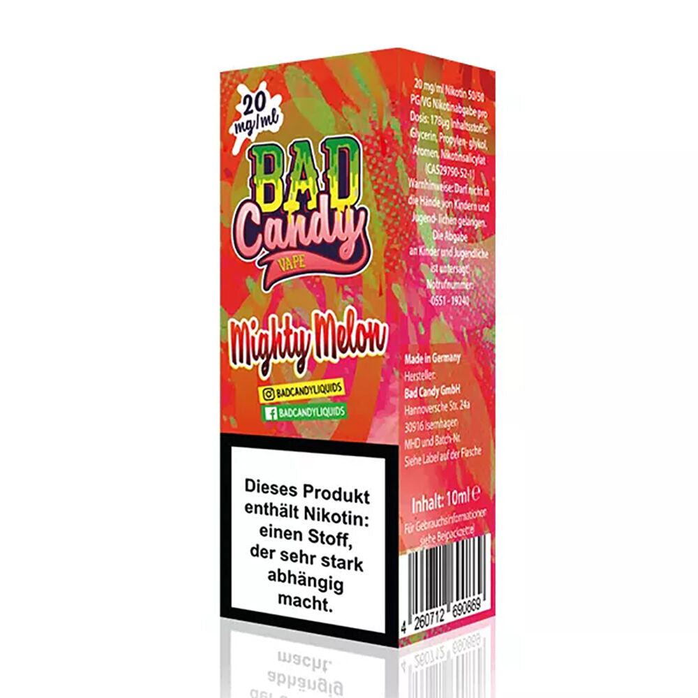 Bad Candy Nikotinsalz - Raspberry Rage - 10ml Liquid 10mg