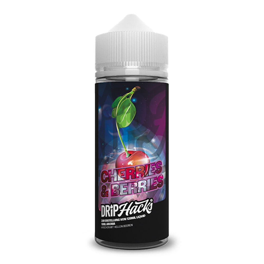 Drip Hacks Longfill - Cherries & Berries - 10ml Aroma in 120ml Flasche