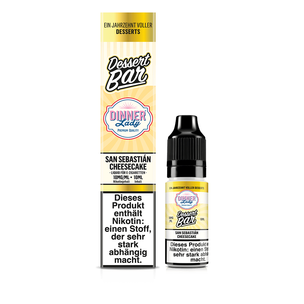 Dinner Lady Nikotinsalz San Sebastian Cheesecake Liquid