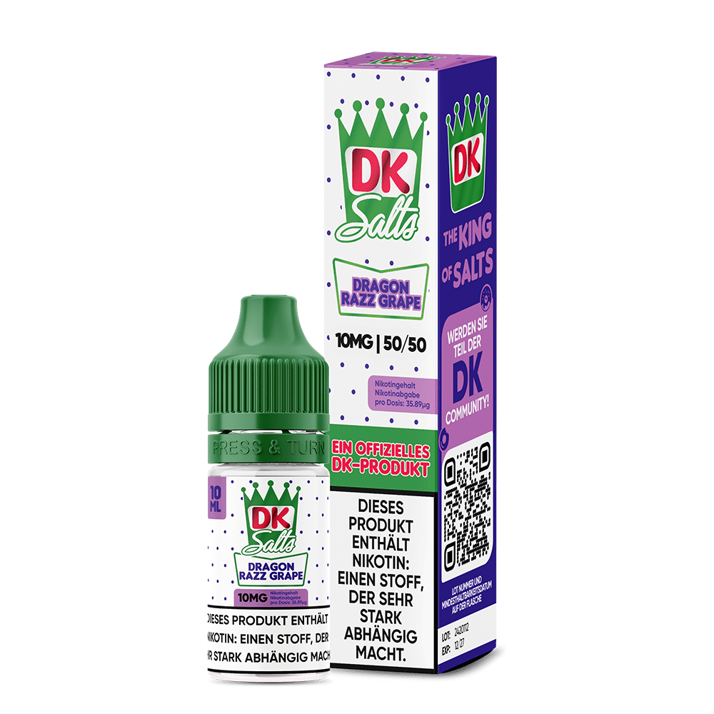 DK Salts Nikotinsalz Dragon Razz Grape Liquid