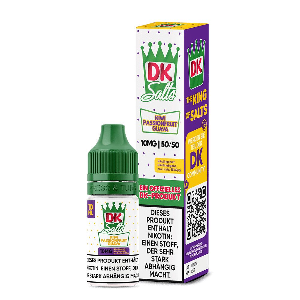 DK Salts Nikotinsalz Kiwi Passionfruit Guava Liquid
