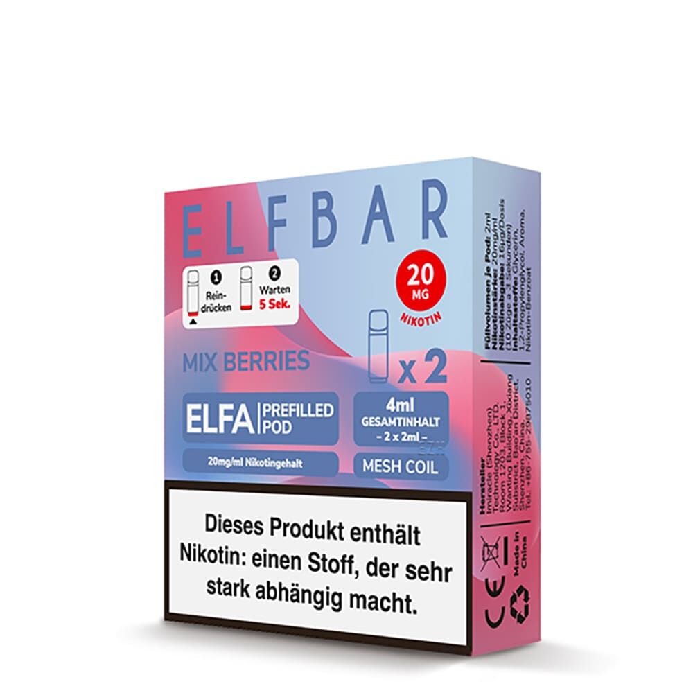 2x Elfbar Elfa Einweg Pod Mix Berries