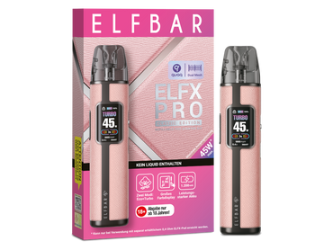 ELFBAR ELFX Pro - Pod Kit - 1200 mAh Farbe: Pink