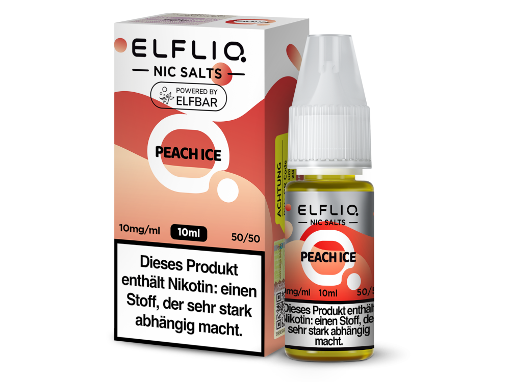 ELFLIQ - Nikotinsalz Liquid - Peach Ice