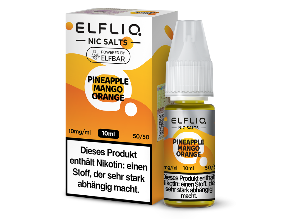 ELFLIQ - Nikotinsalz Liquid - Pineapple Mango Orange