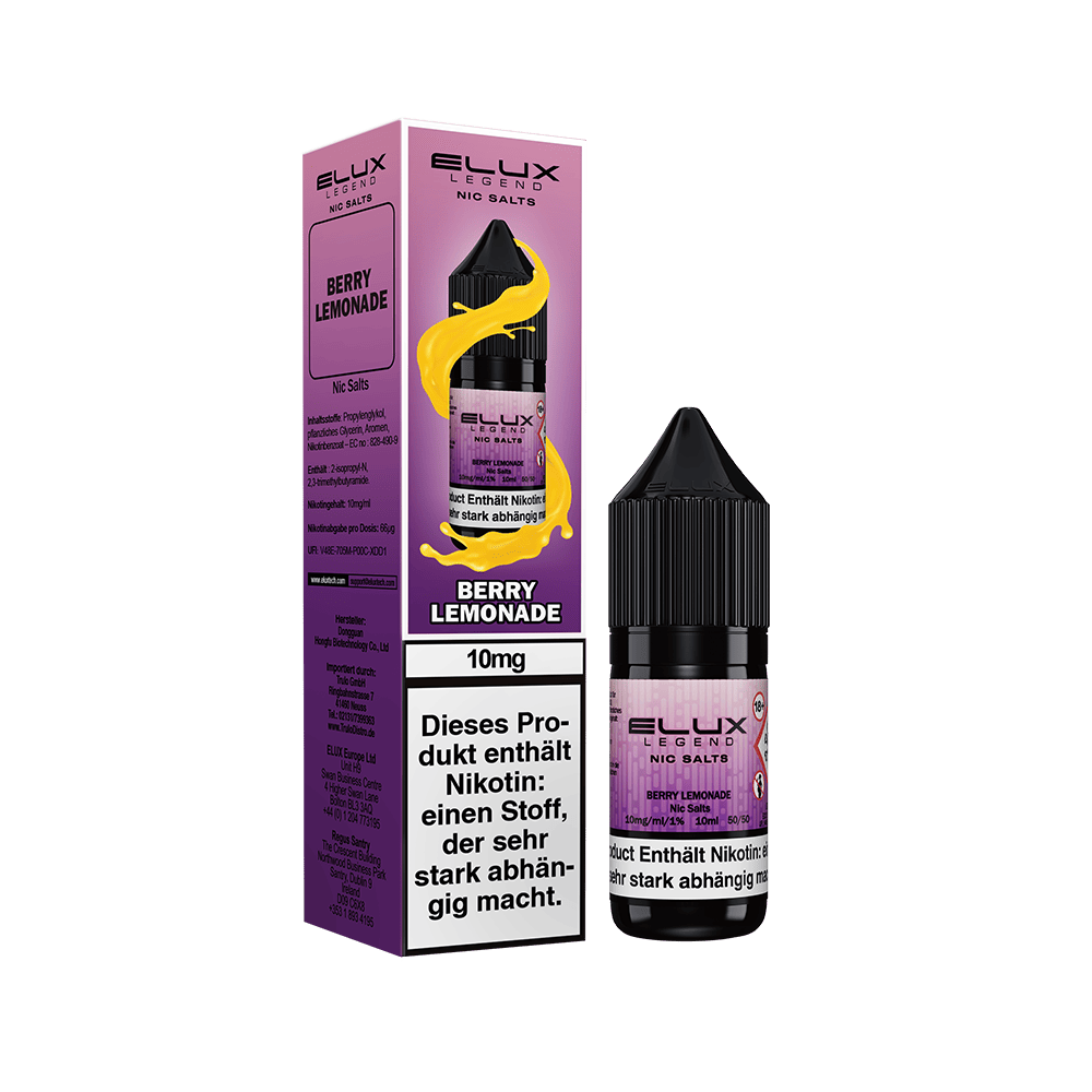 Elux Nikotinsalz - Berry Lemonade - Liquid 10mg 10ml