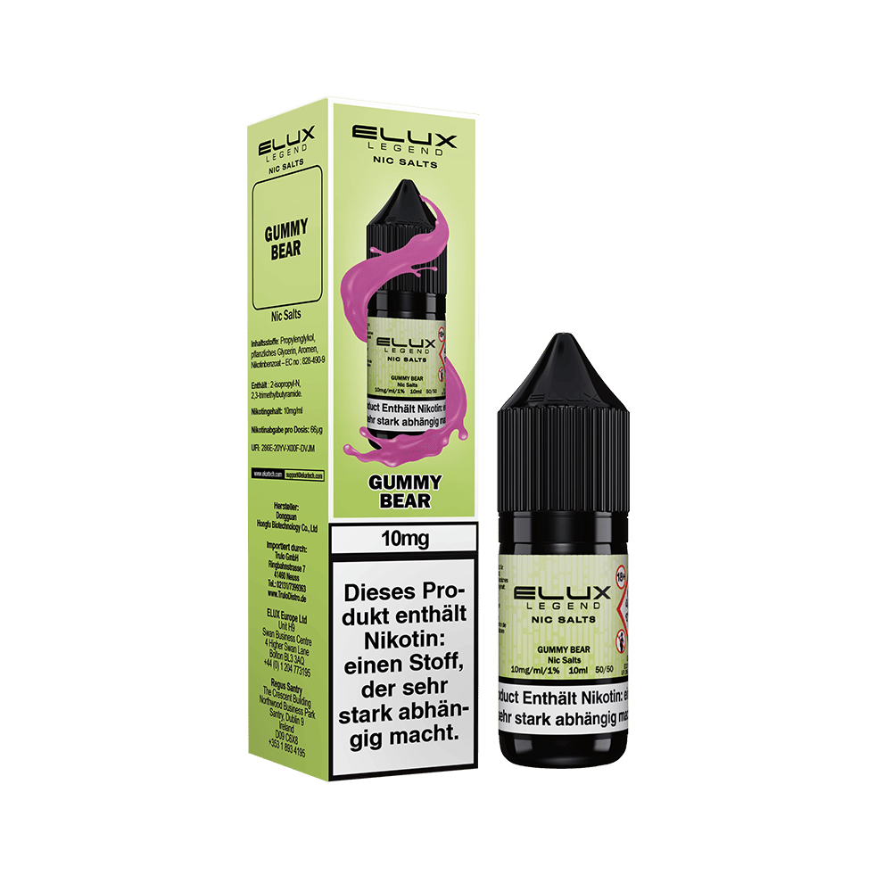 Elux Nikotinsalz - Gummy Bear - Liquid 10mg 10ml