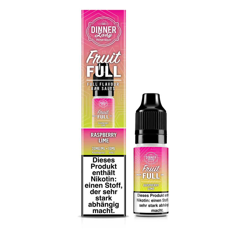 Dinner Lady Fruit Full Nikotinsalz Raspberry Lime Liquid