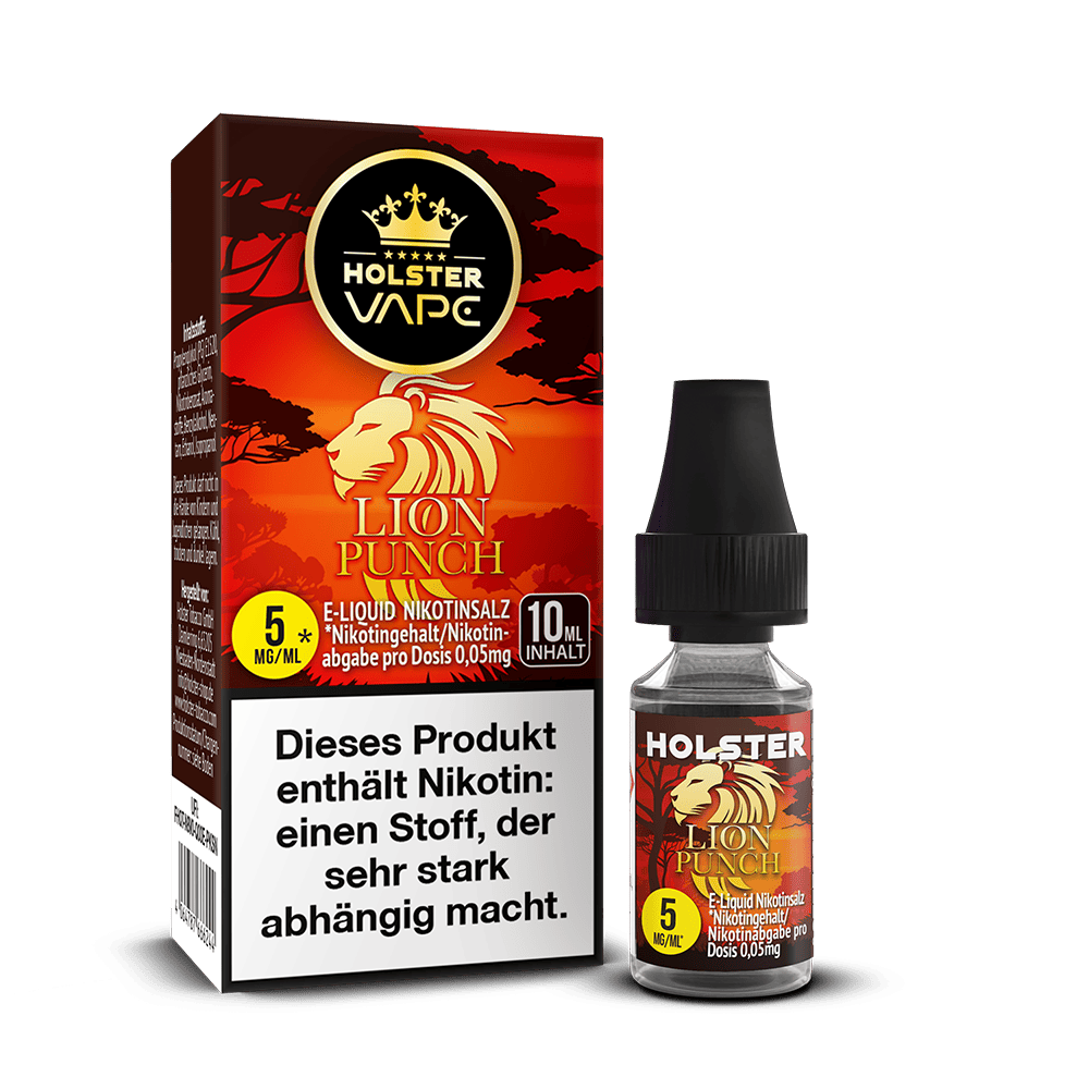 Holster Nikotinsalz Lion Punch Liquid