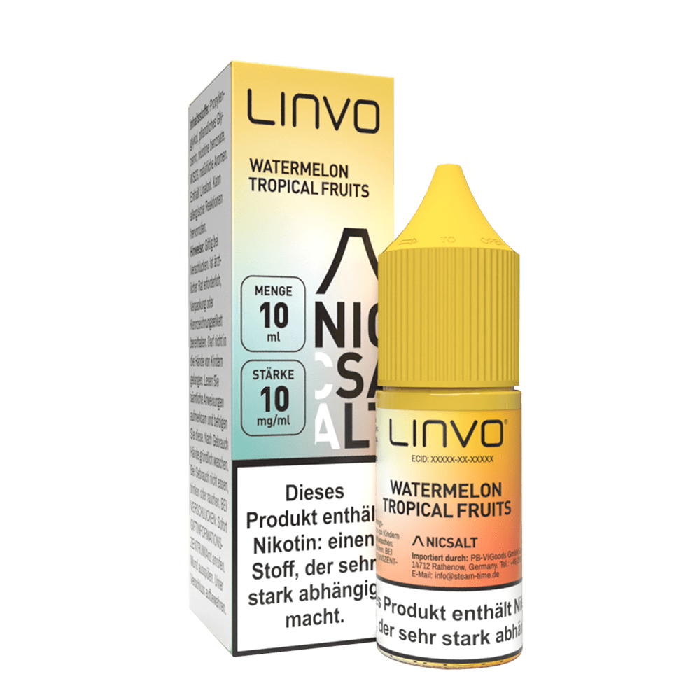 Linvo Nikotinsalz Watermelon Tropical Fruits Liquid