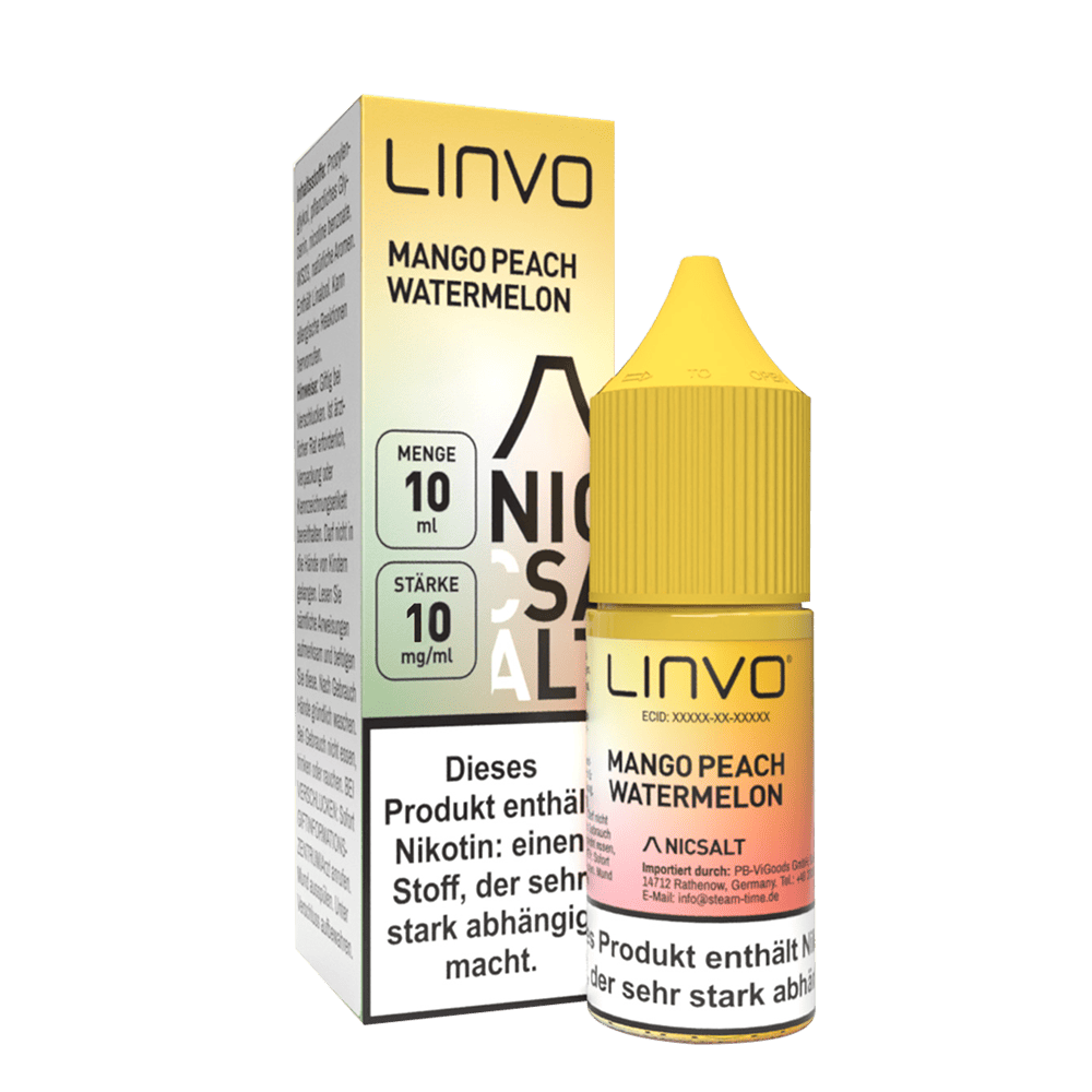 Linvo Nikotinsalz Mango Peach Watermelon Liquid