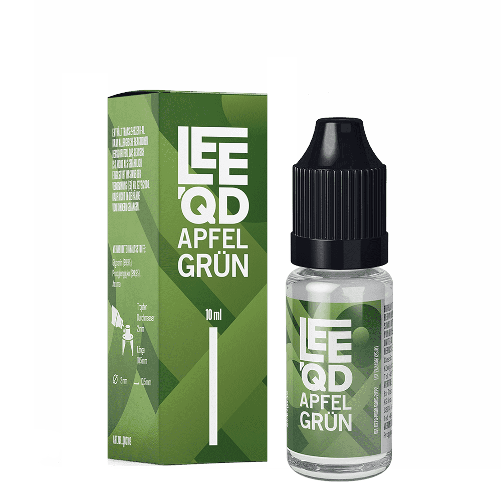 LEEQD Liquid Fruit Apfel grün
