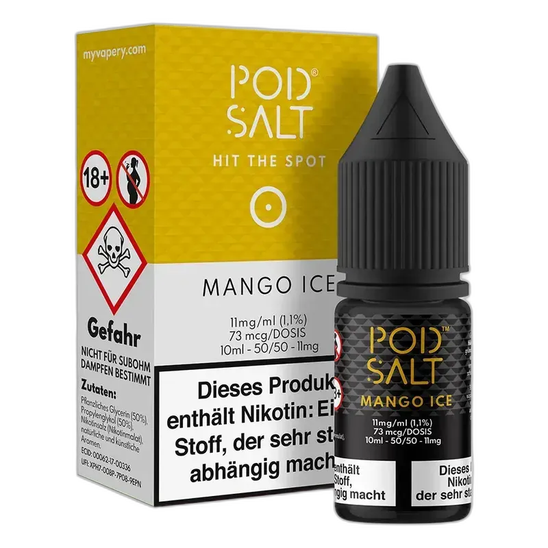 Pod Salt Core Nikotinsalz - Mango Ice - 10ml Liquid 11mg