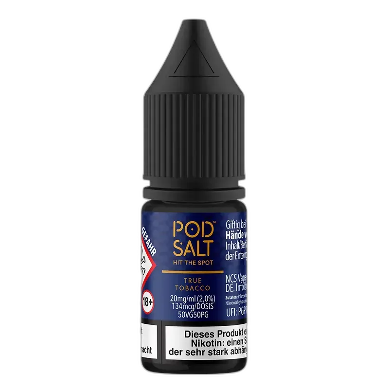 Pod Salt Origin Nikotinsalz - True Tobacco - 10ml Liquid 20mg