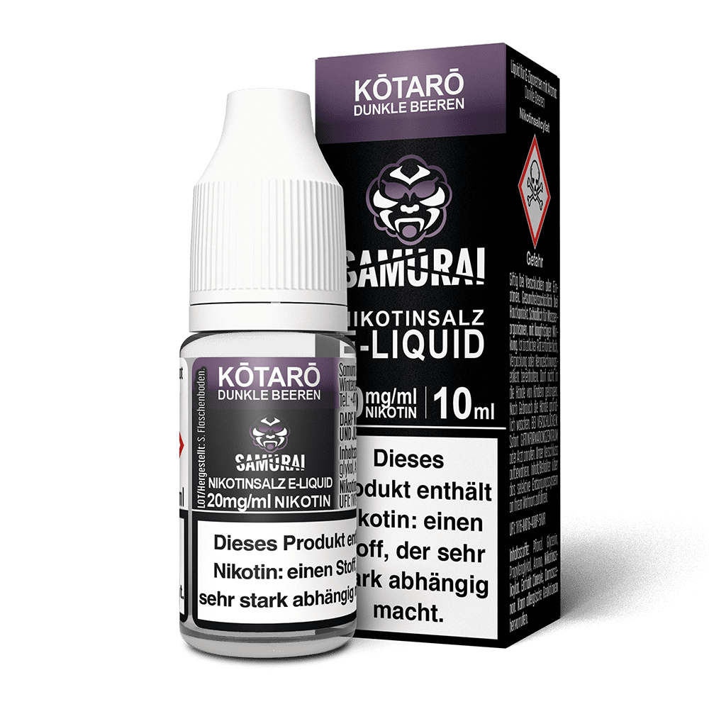 Samurai Nikotinsalz - Kotaro Dunkle Beeren - Liquid 20mg 10ml