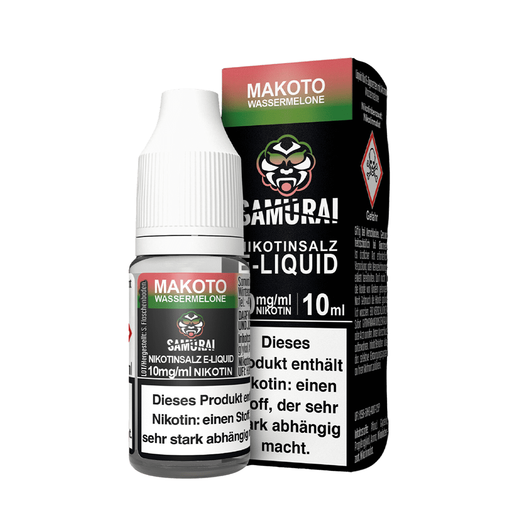 Samurai Nikotinsalz - Makoto Wassermelone - Liquid 20mg 10ml