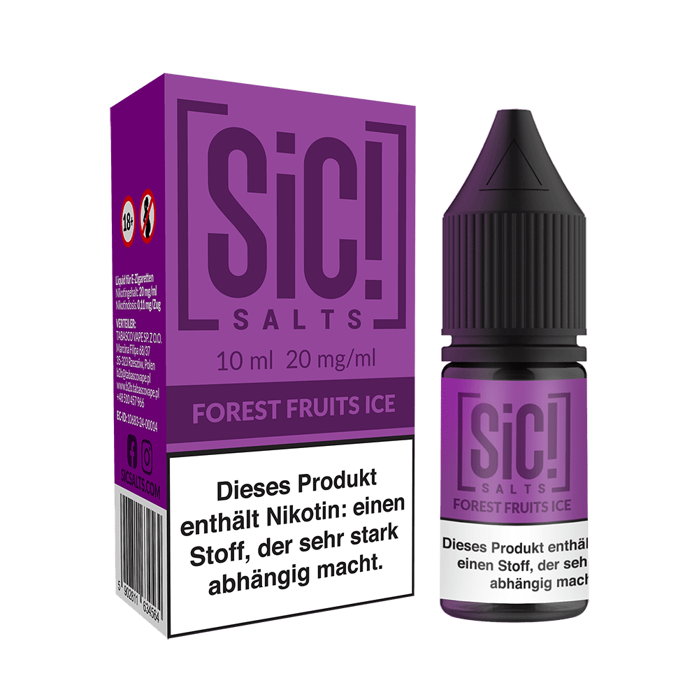 SIC Nikotinsalz - Forest Fruit Ice -10ml Liquid 10mg