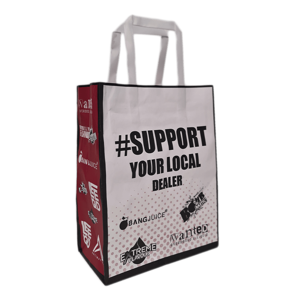 Papiertüte Vaporesso #support your local dealer