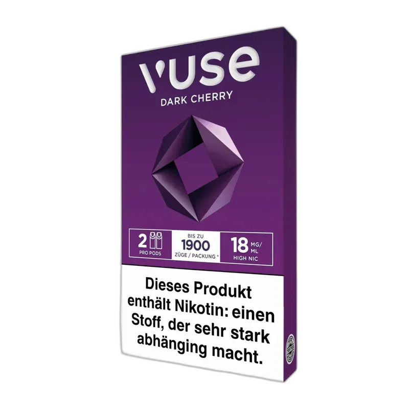 Vuse Pro Caps 2er Dark Cherry Nic Salts 18mg