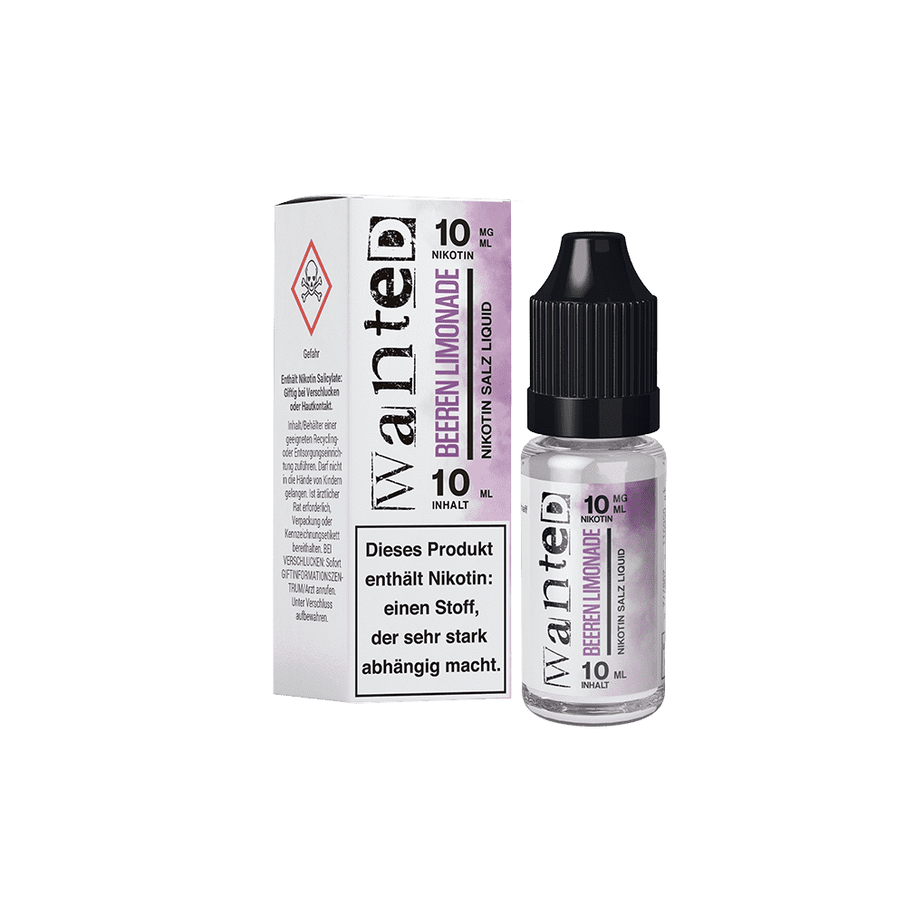 Wanted Nikotinsalz Beeren Limonade Overdosed Liquid