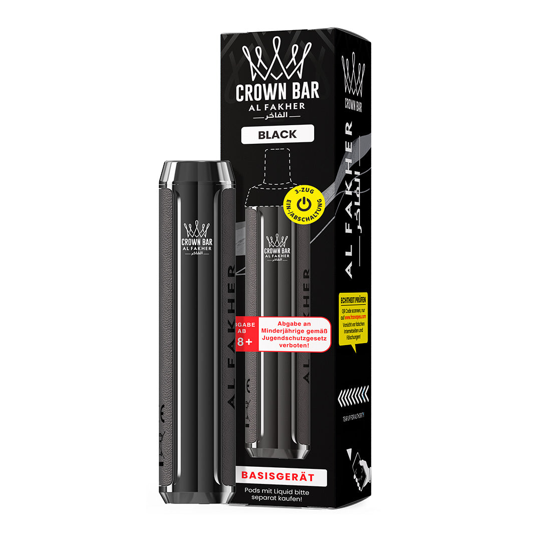 Al Fakher - Crown Bar 600 Basisgerät - Black