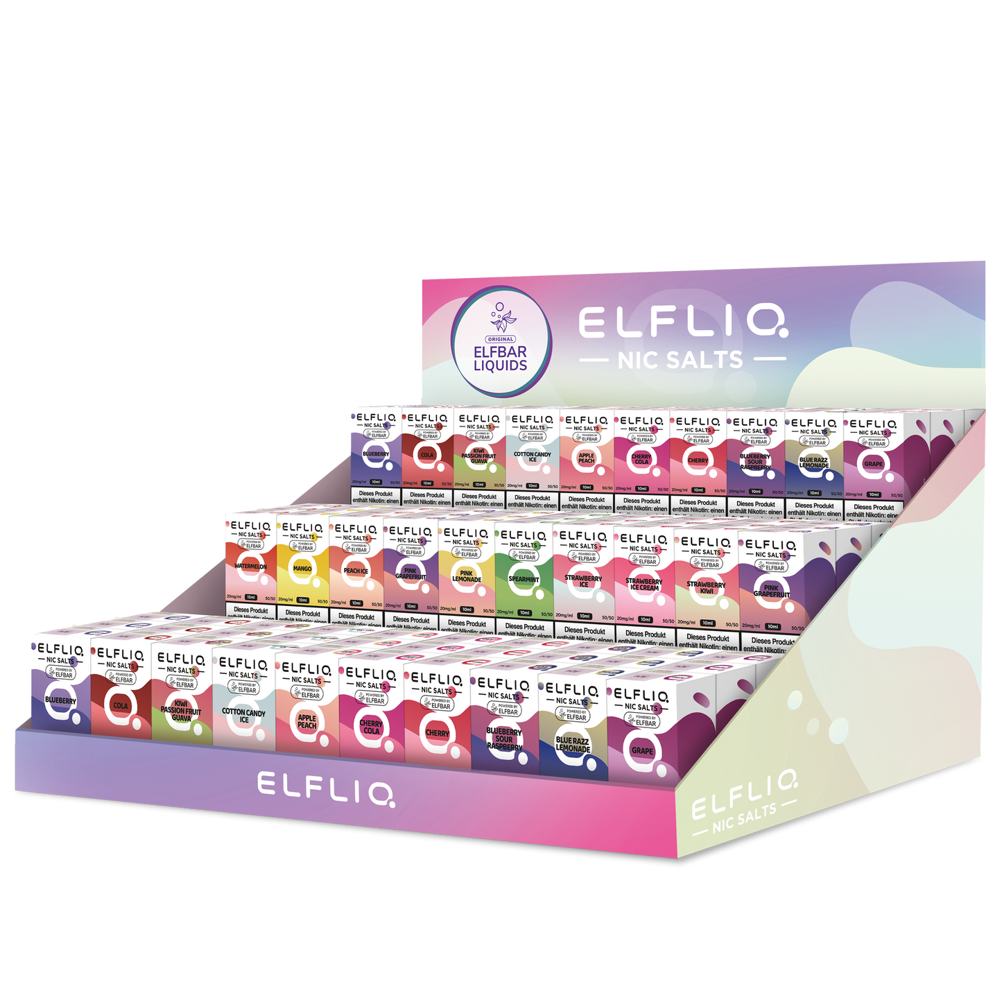 ELFLIQ - Nikotinsalz Liquid - Leer-Display