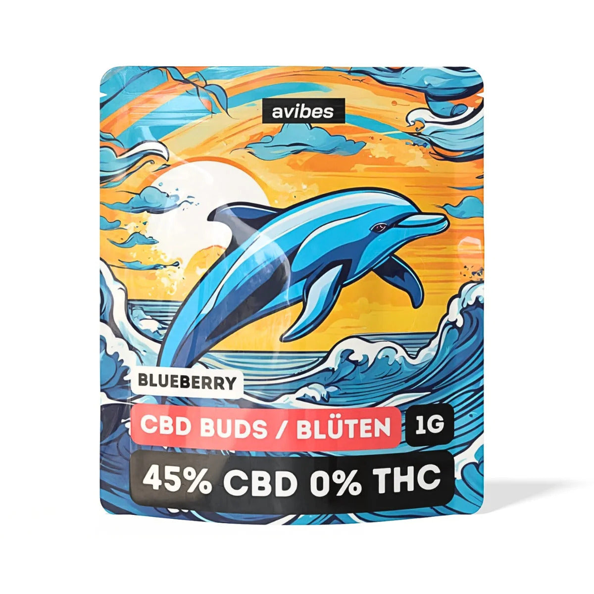 avibes CBD Blüte - Blueberry 45% 1g