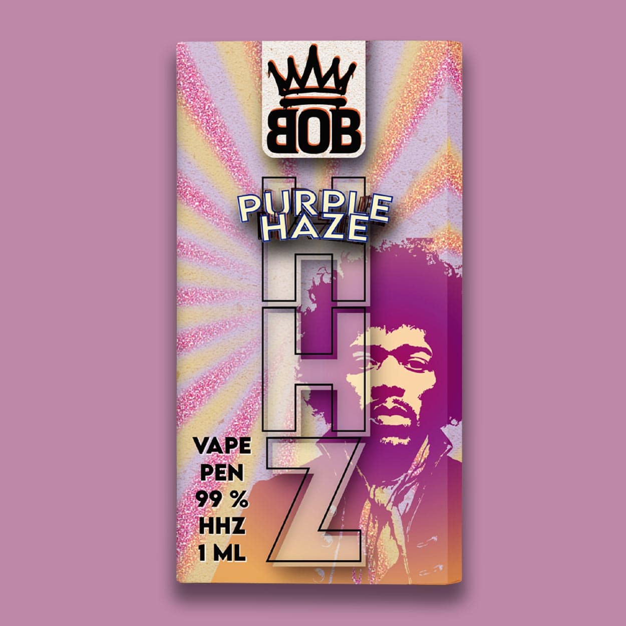 BOB HHZ Vape - Purple Haze 1ml