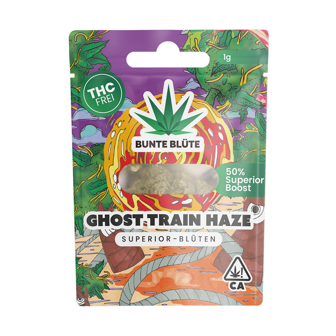 Bunte Blüte Superior Blend Blüte - Ghost Train Haze 50% 1g