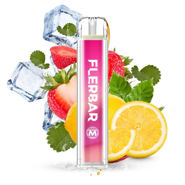Flerbar Vape Einweg E-Zigarette Strawberry Lemonade 2% Nikotin