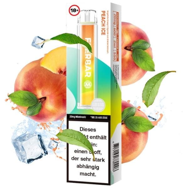 Flerbar Vape Einweg E-Zigarette Peach Ice 2% Nikotin