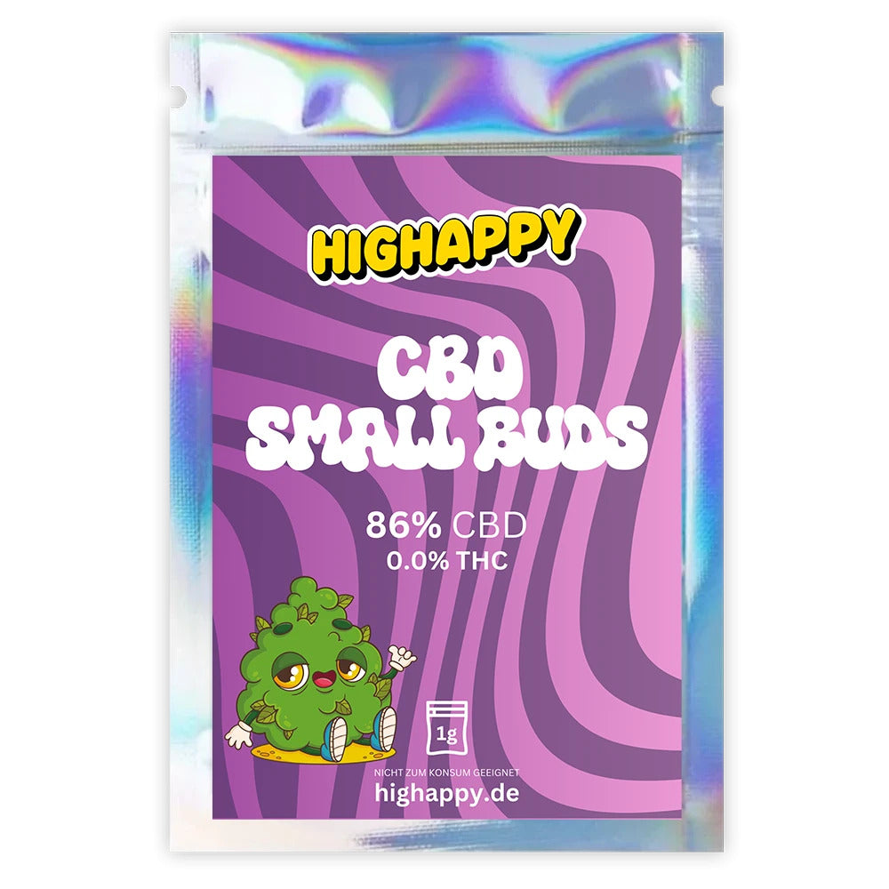 Highappy CBD Blüte - Small Buds 86% 1g