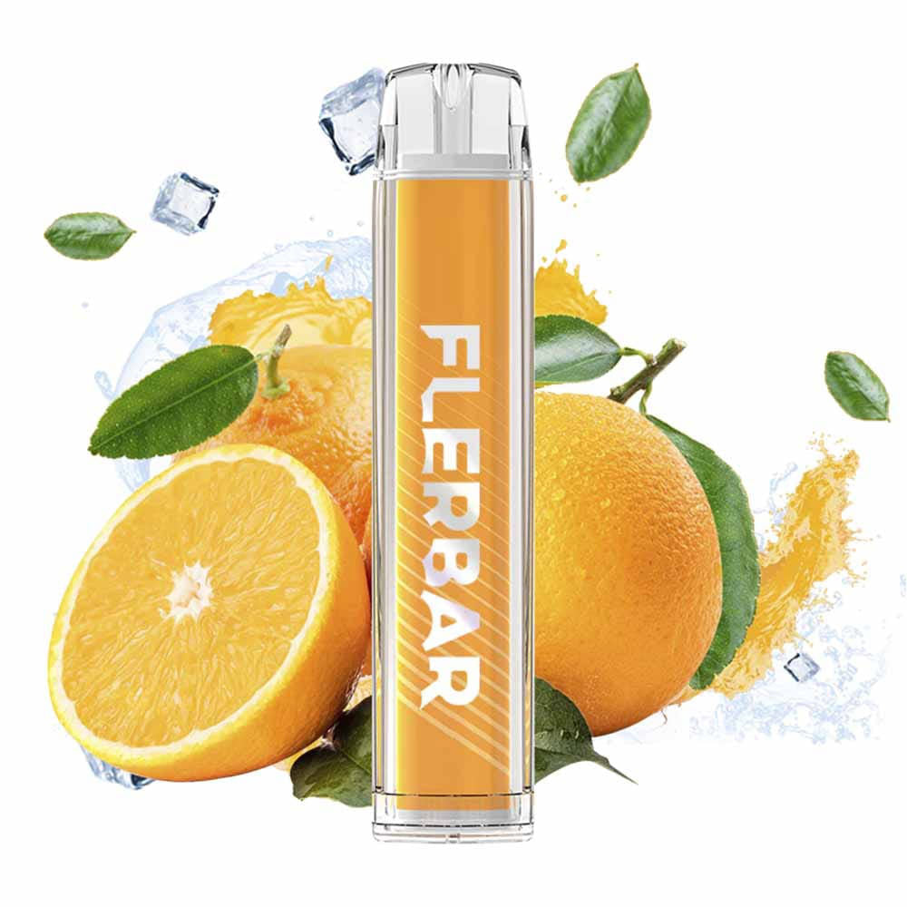 Flerbar Vape Einweg E-Zigarette Orange 2% Nikotin
