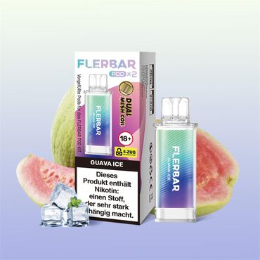 [Paket] 10 x Flerbar Pods - Guava Ice - 20mg Nikotin