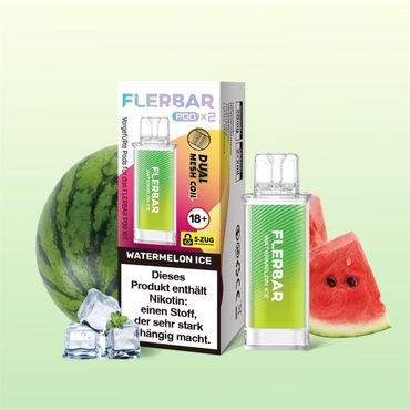 [Paket] 10 x Flerbar Pods - Watermelon Ice - 20mg Nikotin