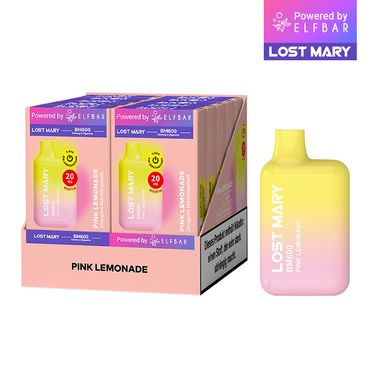 [Paket] 10 x Lost Mary BM600 - Pink Lemonade 20mg Nikotin