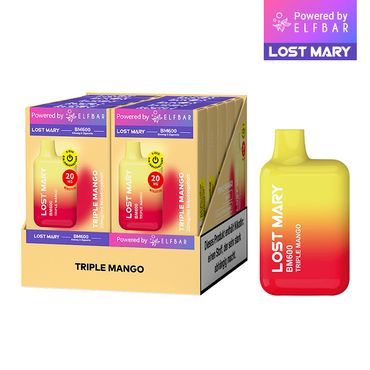 [Paket] 10 x Lost Mary BM600 - Triple Mango 20mg Nikotin