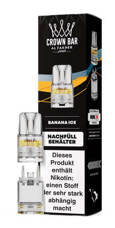 [Paket] 10x Al Fakher Mini 3K Pod - Banana Ice - 20mg Nikotingehalt