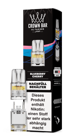 [Paket] 10x Al Fakher Mini 3K Pod - Blueberry Cherry - 20mg Nikotingehalt