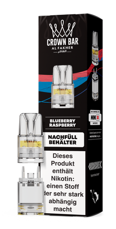 [Paket] 10x Al Fakher Mini 3K Pod - Blueberry Raspberry - 20mg Nikotingehalt