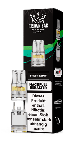 [Paket] 10x Al Fakher Mini 3K Pod - Fresh Mint - 20mg Nikotingehalt