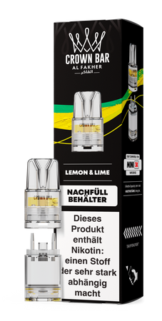[Paket] 10x Al Fakher Mini 3K Pod - Lemon Lime - 20mg Nikotingehalt