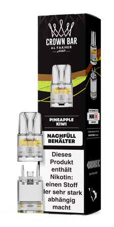 [Paket] 10x Al Fakher Mini 3K Pod - Pineapple Kiwi - 20mg Nikotingehalt