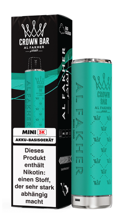 [Paket] 10x Al Fakher Mini 3k Akkuträger - Farbe: Teal - 550 mAh